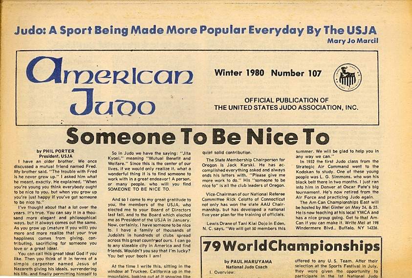 Winter 1980 American Judo Newspaper